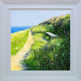 In the Pink, Seascape Canvas Print, by Heather Howe