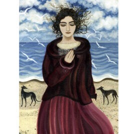 Girl With Seaweed, by Dee Nickerson